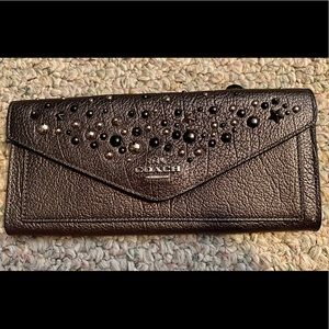 Coach studded wallet